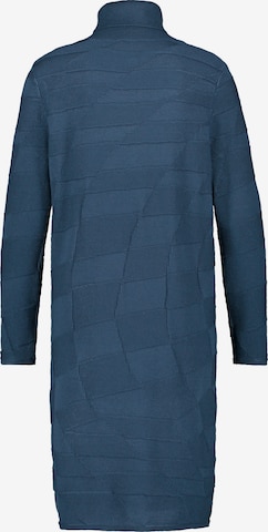 GERRY WEBER Pletena obleka | modra barva