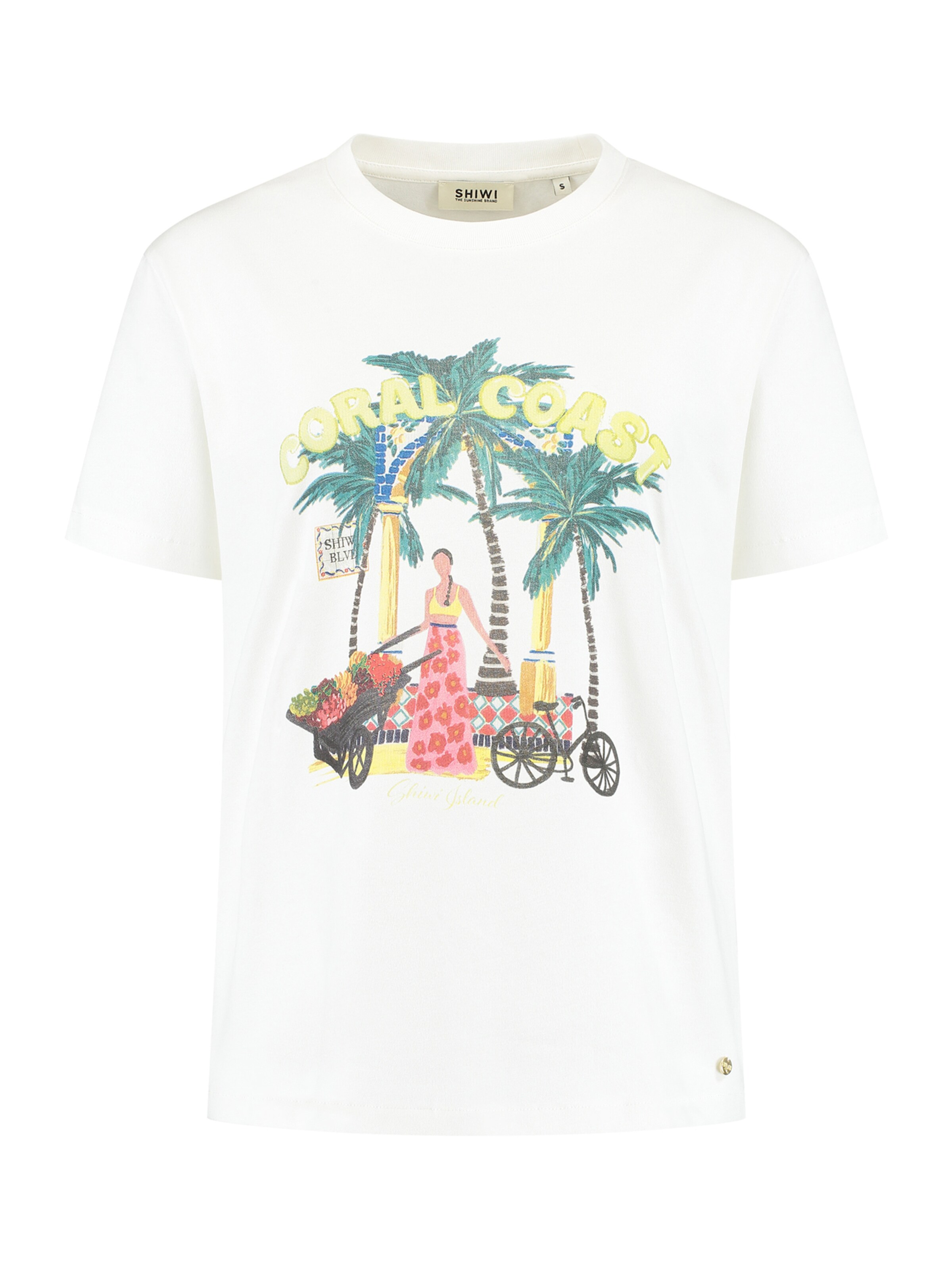 Tricou 'Noa' de la Shiwi pe alb: față