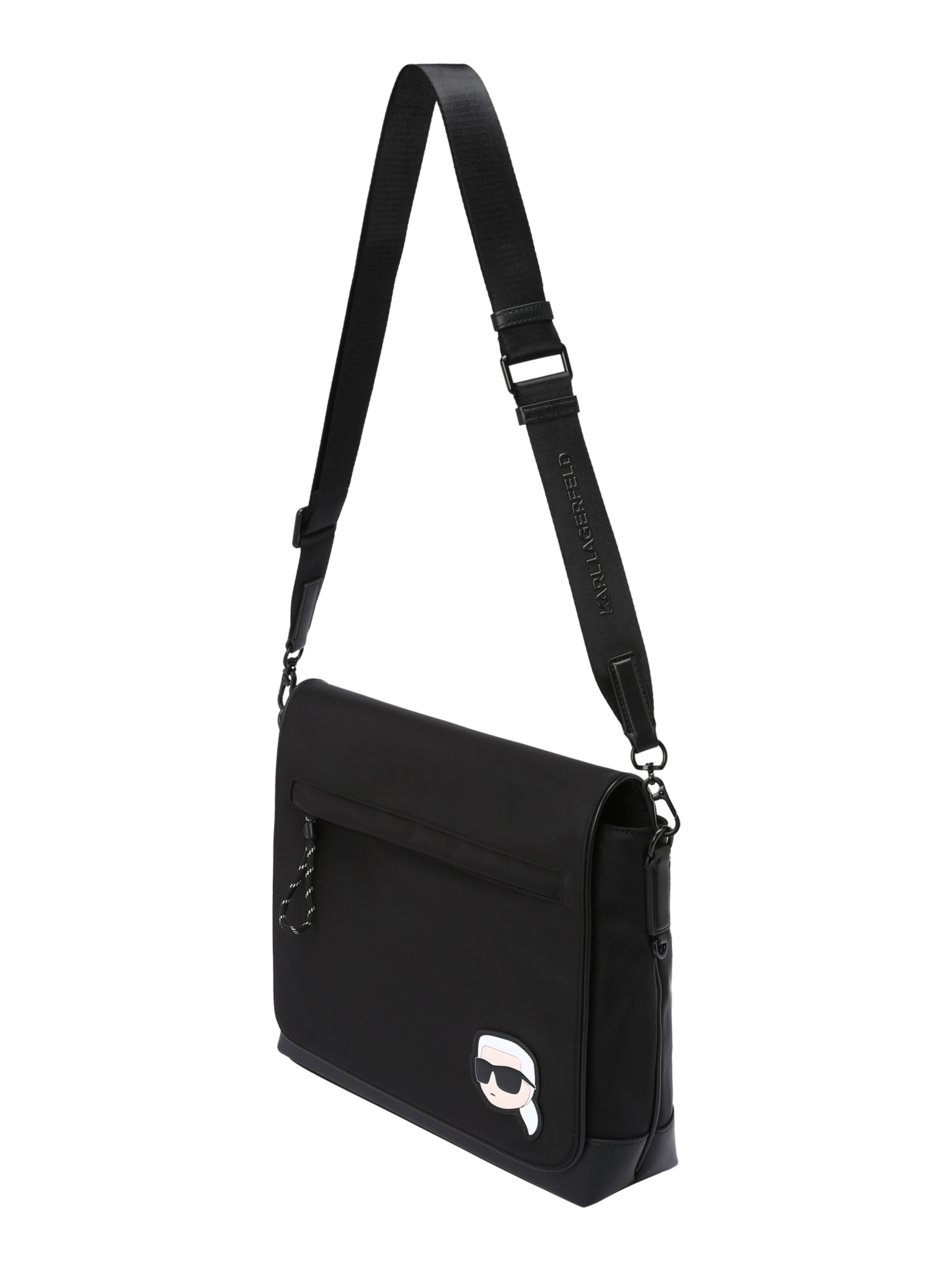 Geantă de umăr de la Karl Lagerfeld pe negru