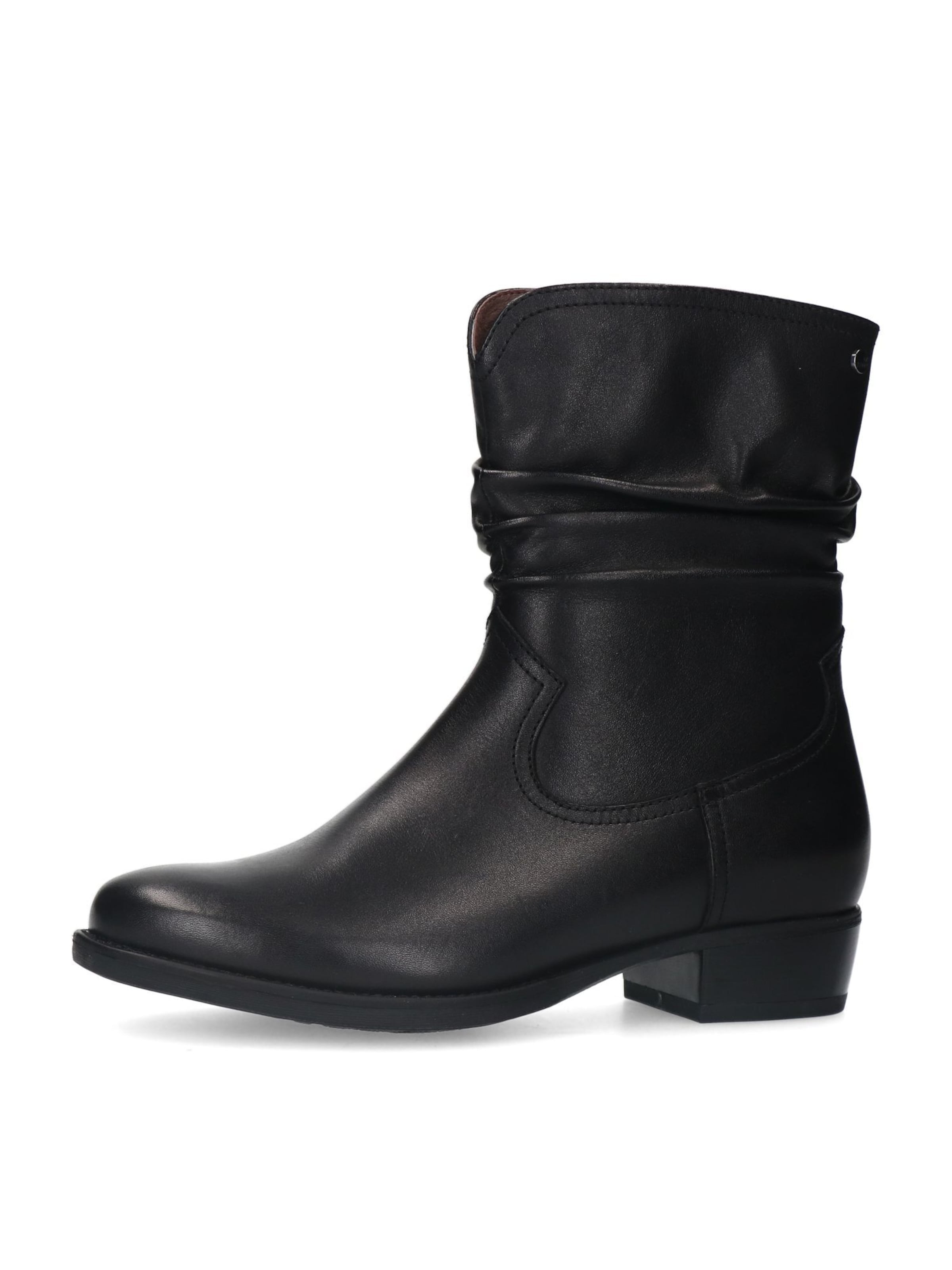 MANFIELD Ankle Boots in Black: front