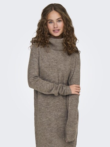 JDY Knit dress 'ELANORA' in Grey