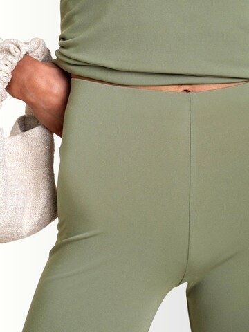 Wide Leg Pantalon THE-ARE en vert
