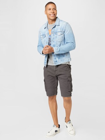 INDICODE JEANS Regular Shorts 'Monroe' in Grau