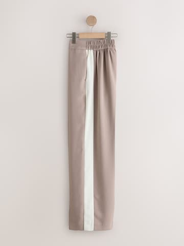 Wide Leg Pantalon à plis Next en beige