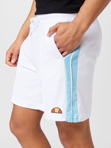 ELLESSE - regular Pantalón deportivo 'Robiro' en blanco
