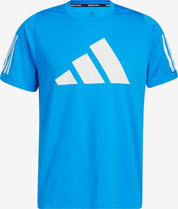 T-Shirt fonctionnel 'Free Lift' ADIDAS PERFORMANCE en bleu : devant