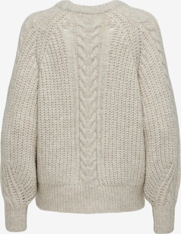 ONLY - Jersey 'CHUNKY' en beige