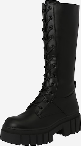 ONLY - Botas con cordones 'Baiza' en negro: frente