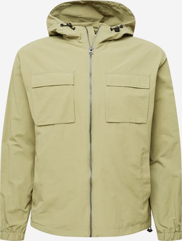 BURTON MENSWEAR LONDON Between-season jacket in Green: front