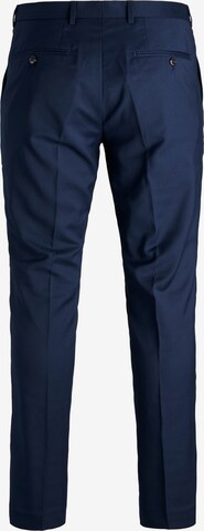 JACK & JONES Slim fit Trousers with creases 'Franco' in Blue