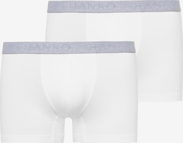 Hanro Boxershorts 'Essentials' in Weiß: Vorderseite
