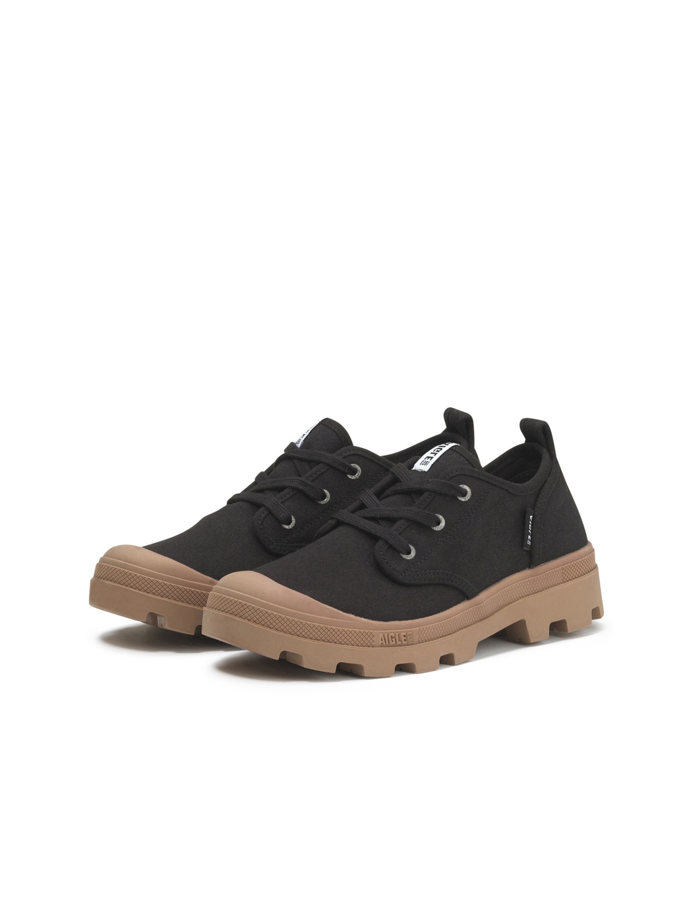 Chaussure de sport à lacets 'Tenere' AIGLE en noir