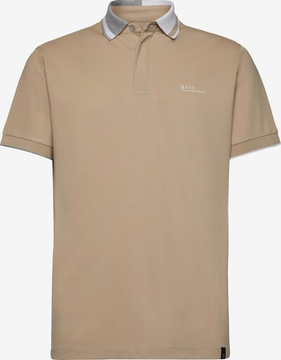 Boggi Milano Shirt in de kleur Lichtbruin / Grijs gemêleerd / Zwart / Wit, Productweergave
