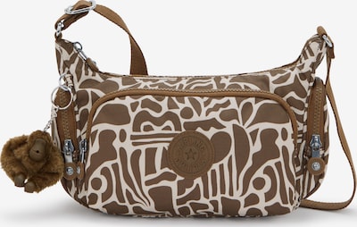 Rankinė su ilgu dirželiu 'Gabbette S' iš KIPLING, spalva – ruda / balkšva, Prekių apžvalga