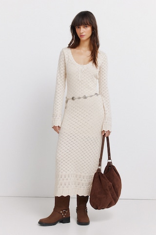 Springfield Dress in Beige: front