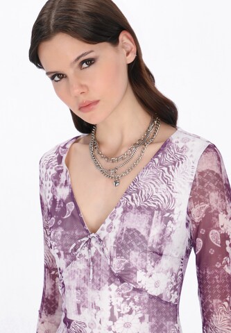 myMo ROCKS Jurk in Lila