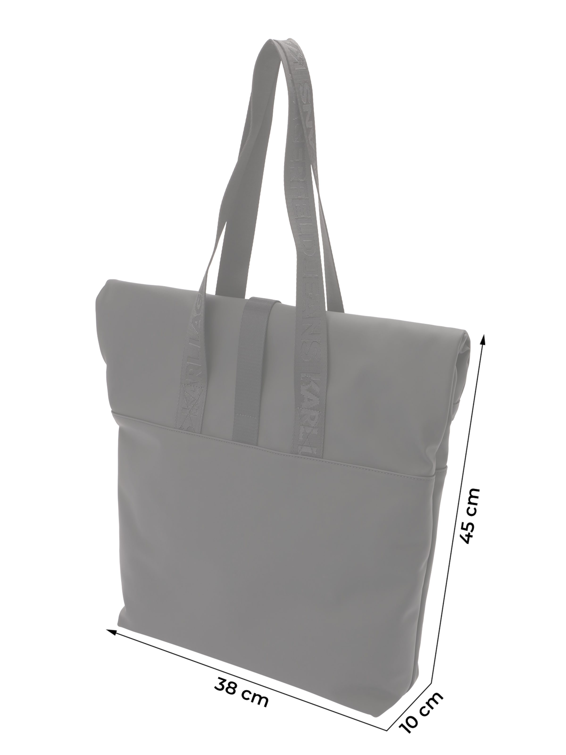 Cabas KARL LAGERFELD JEANS en noir : devant