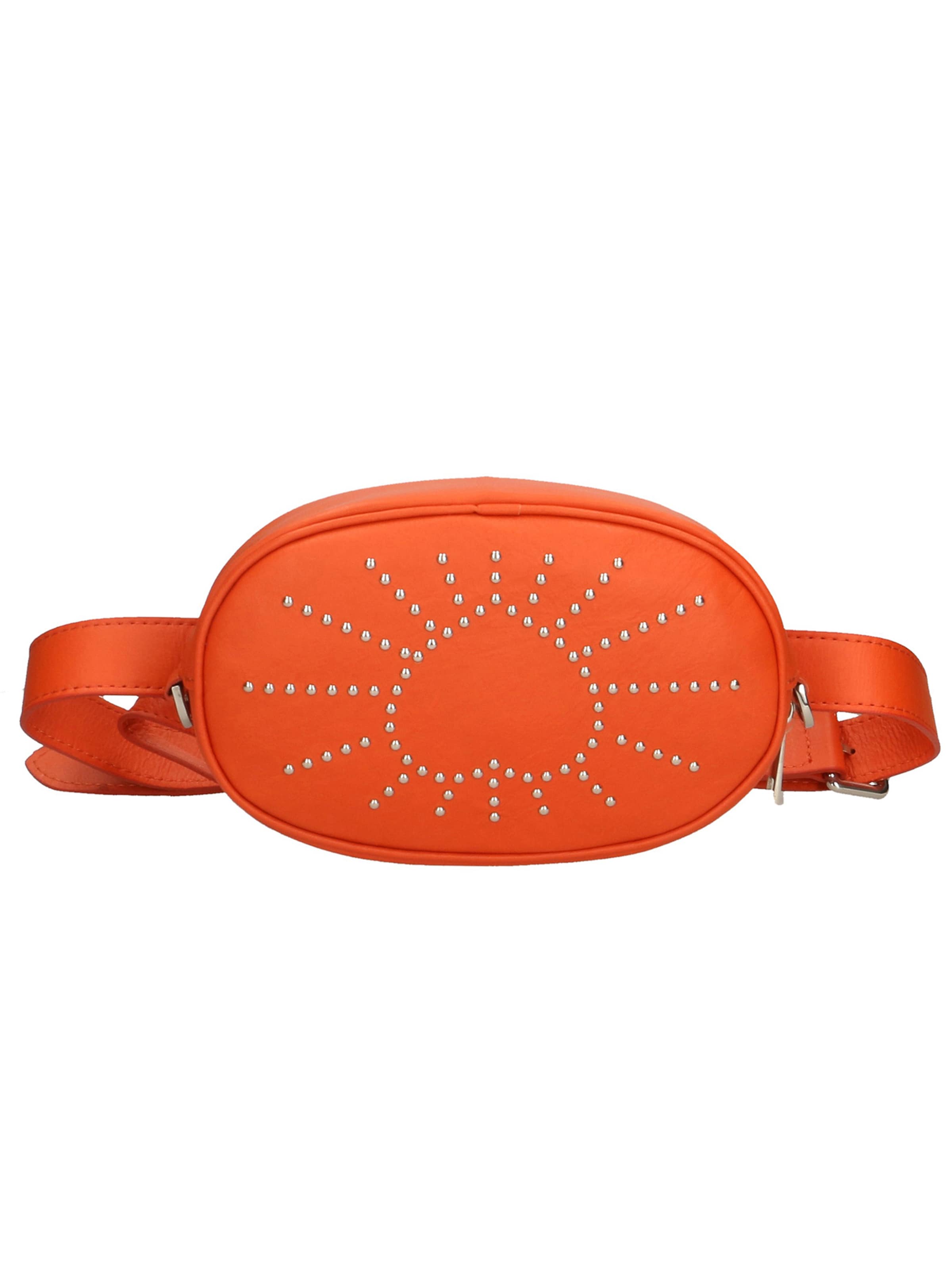 Marsupio 'Marsupio Donna Pelle Sauvage Borchie Elysa - Made in Italy' di Gave Lux in arancione: frontale