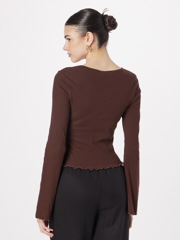 Monki Shirt in Braun