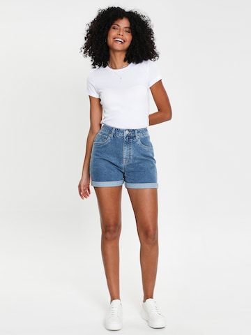 Threadbare Regular Shorts 'Calais' in Blau