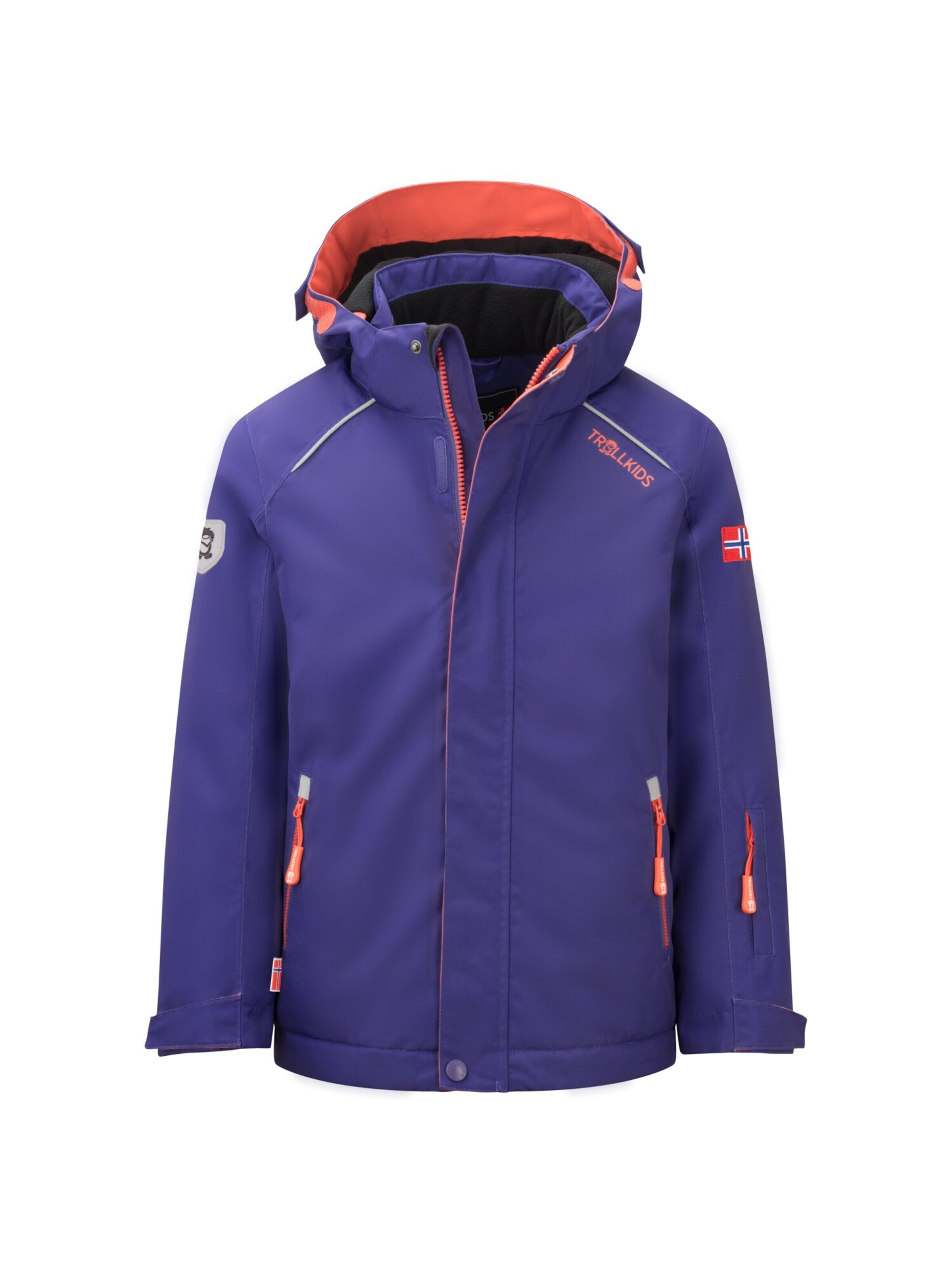 TROLLKIDS Winter Jacket in Purple: front