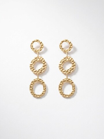 DNSK Copenhagen - Pendientes 'SOL' en oro
