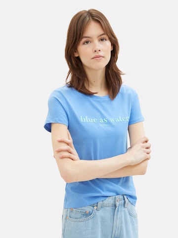 TOM TAILOR DENIM T-Shirt in Blau