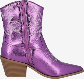 LA STRADA Ankle Boots in Purple