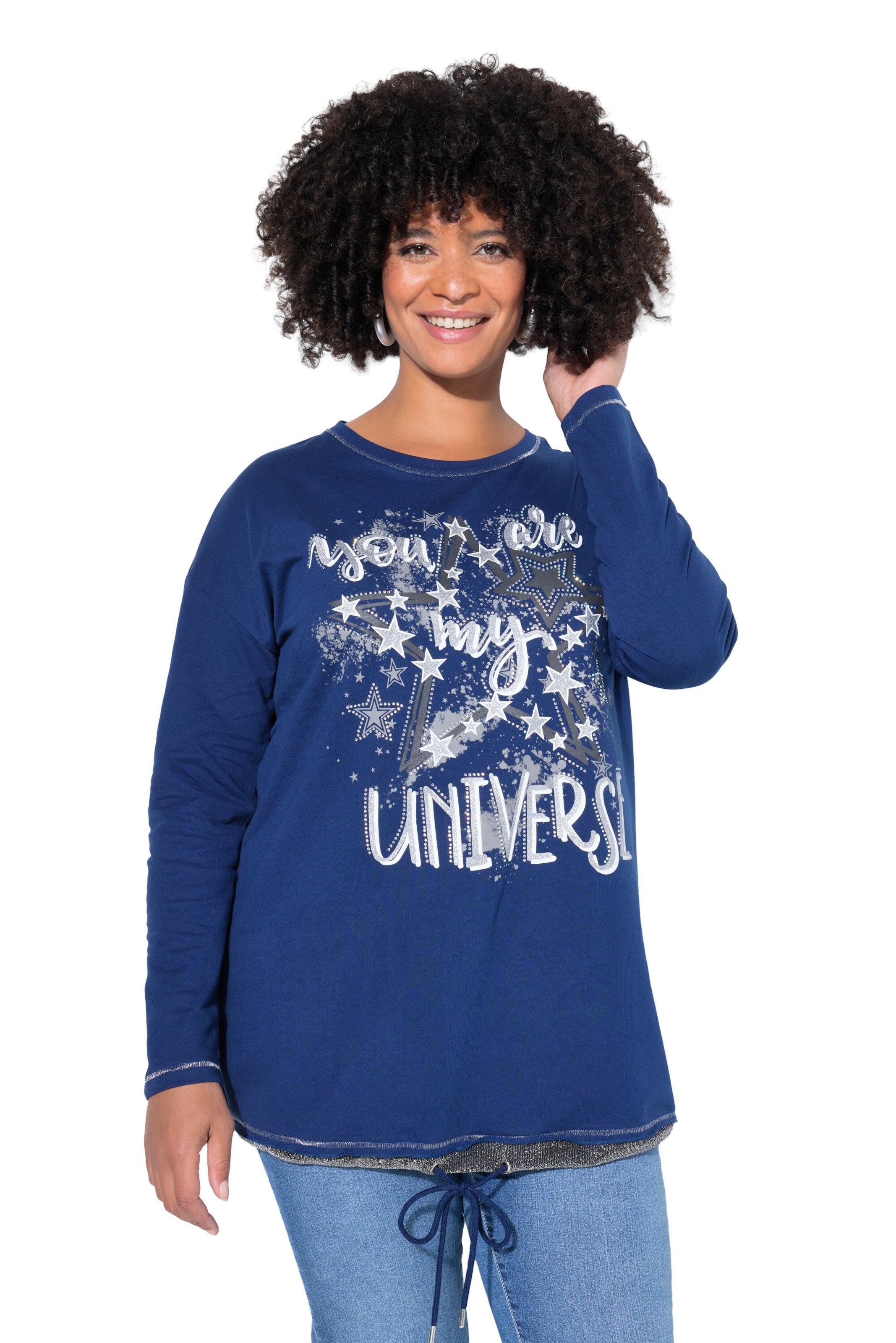 Angel of Style Sweatshirt in Blau: Vorderseite