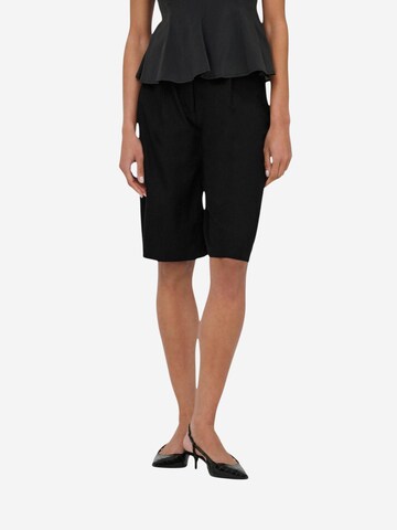 regular Pantaloni 'Onlgoa Hw Linen Bl Long Shorts Cc Tlr 15363720' di ONLY in nero: frontale