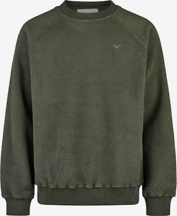 Sweat-shirt 'Möwe Plate' Cleptomanicx en vert : devant
