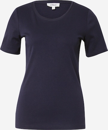 s.Oliver Shirt in Blauw: voorkant