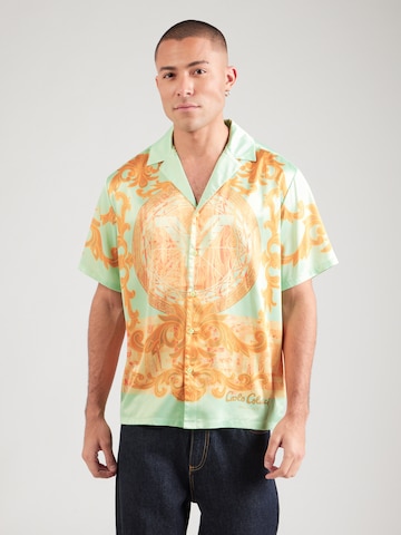 Carlo Colucci Mugav suurus Triiksärk, värv roheline: eest vaates