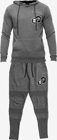 Tom Barron Sweatsuit in Grey: front