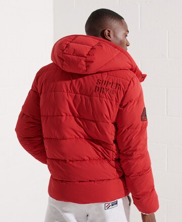 Superdry Zimná bunda 'Mountain' - Červená