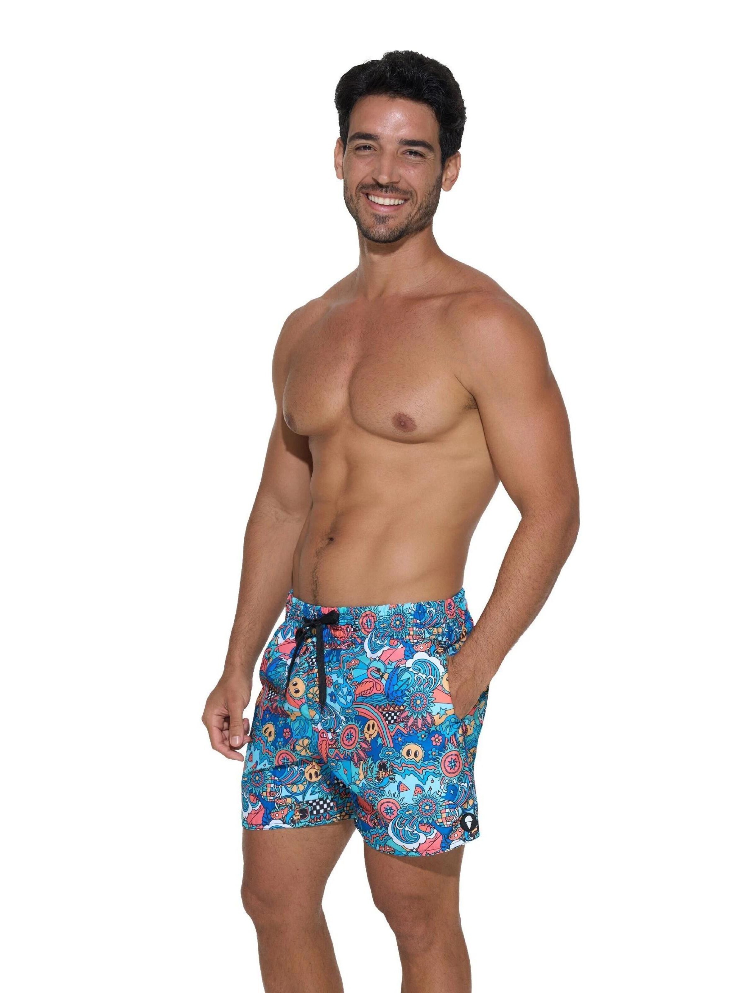 69Slam - Bermudas 'BAÑADOR SAMOA CINTURA ELÁSTICA TROPICAL LAH' en Mezcla de colores