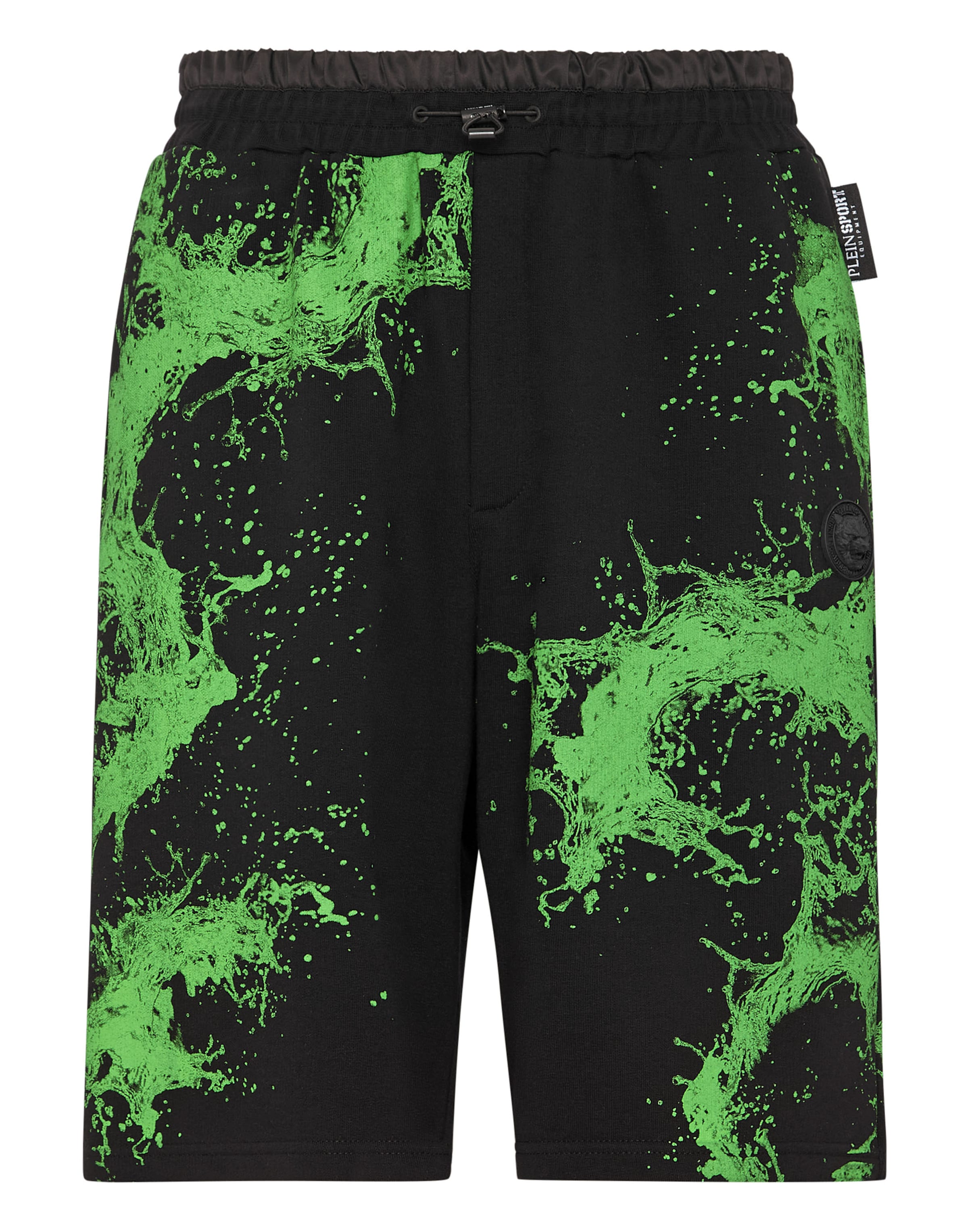 Plein Sport Loosefit Sportbroek 'Splash Extreme' in Zwart: voorkant