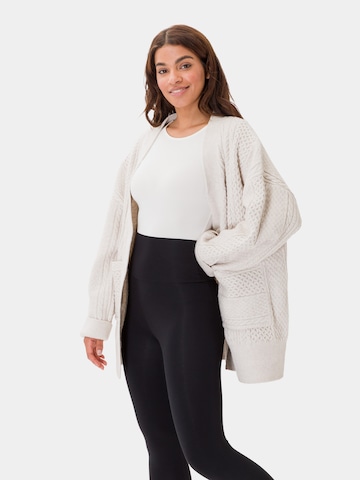 Les Lunes Knit Cardigan 'Alexis' in Beige: front