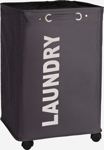 Wenko Laundry Basket 'Quadro' in Grey