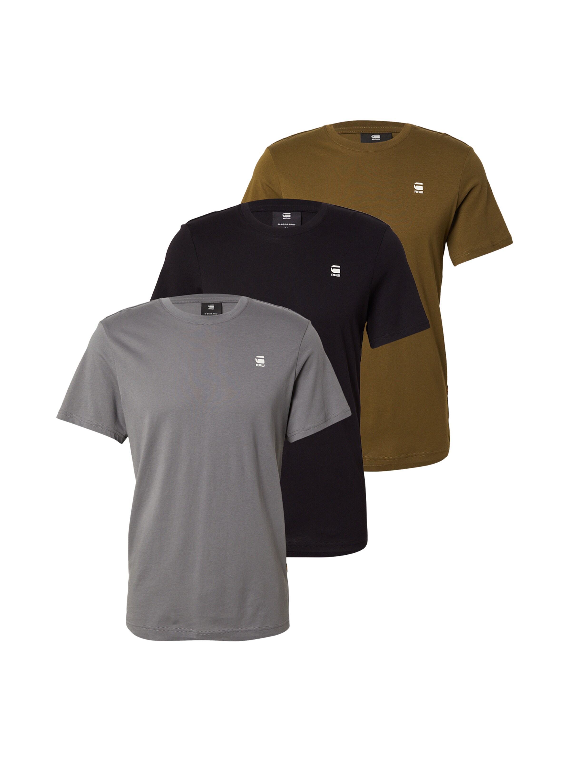 G-STAR Koszulka 'Graw' w kolorze szary: przód