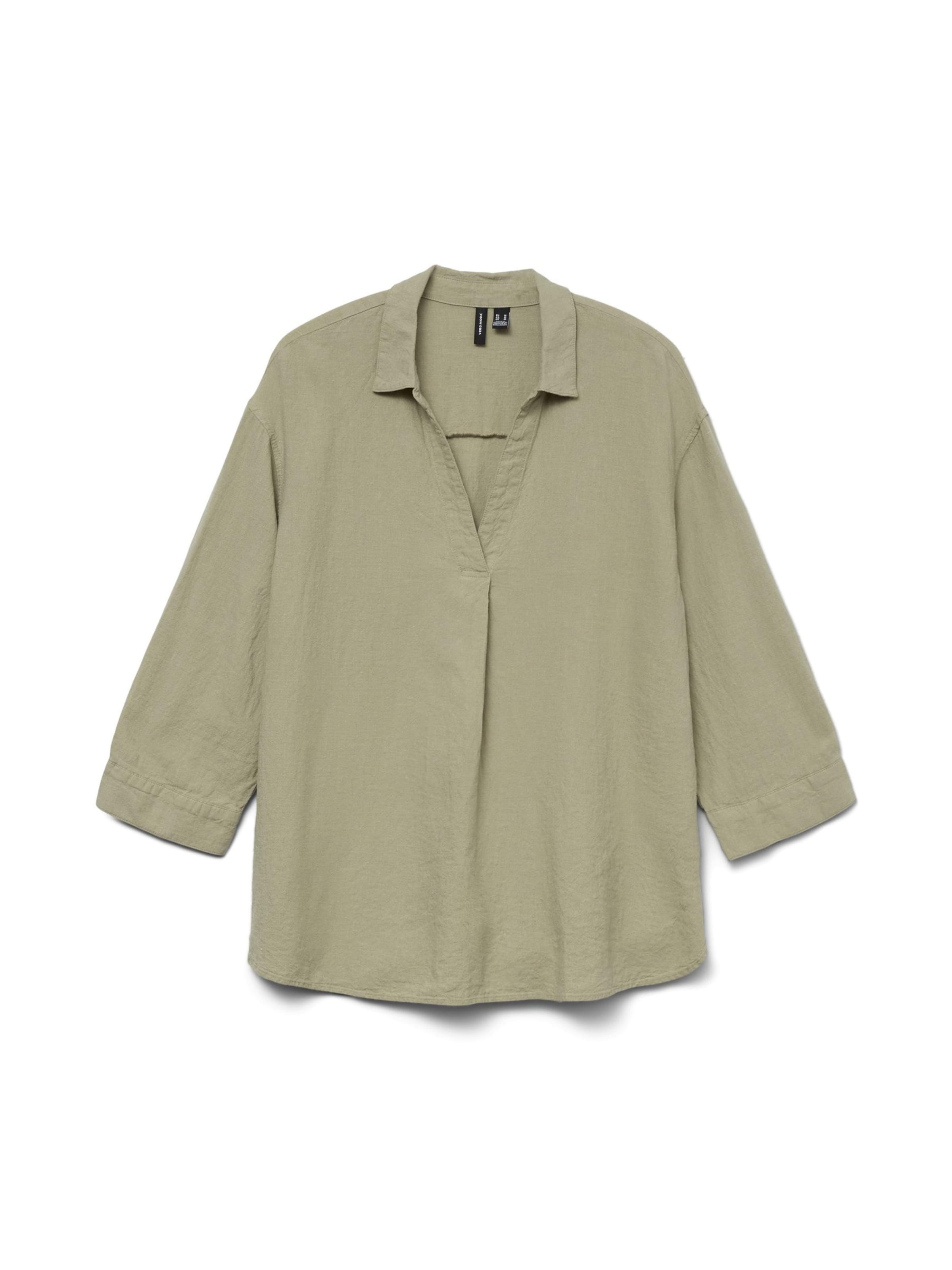 VERO MODA Blouse 'VMLinn' in Green: front