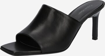 Calvin Klein - Zapatos abiertos en negro: frente