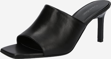 Mule Calvin Klein en noir : devant