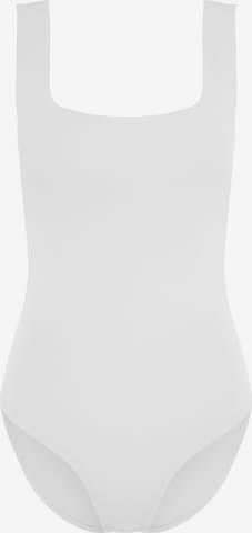 Shirtbody Trendyol en blanc : devant