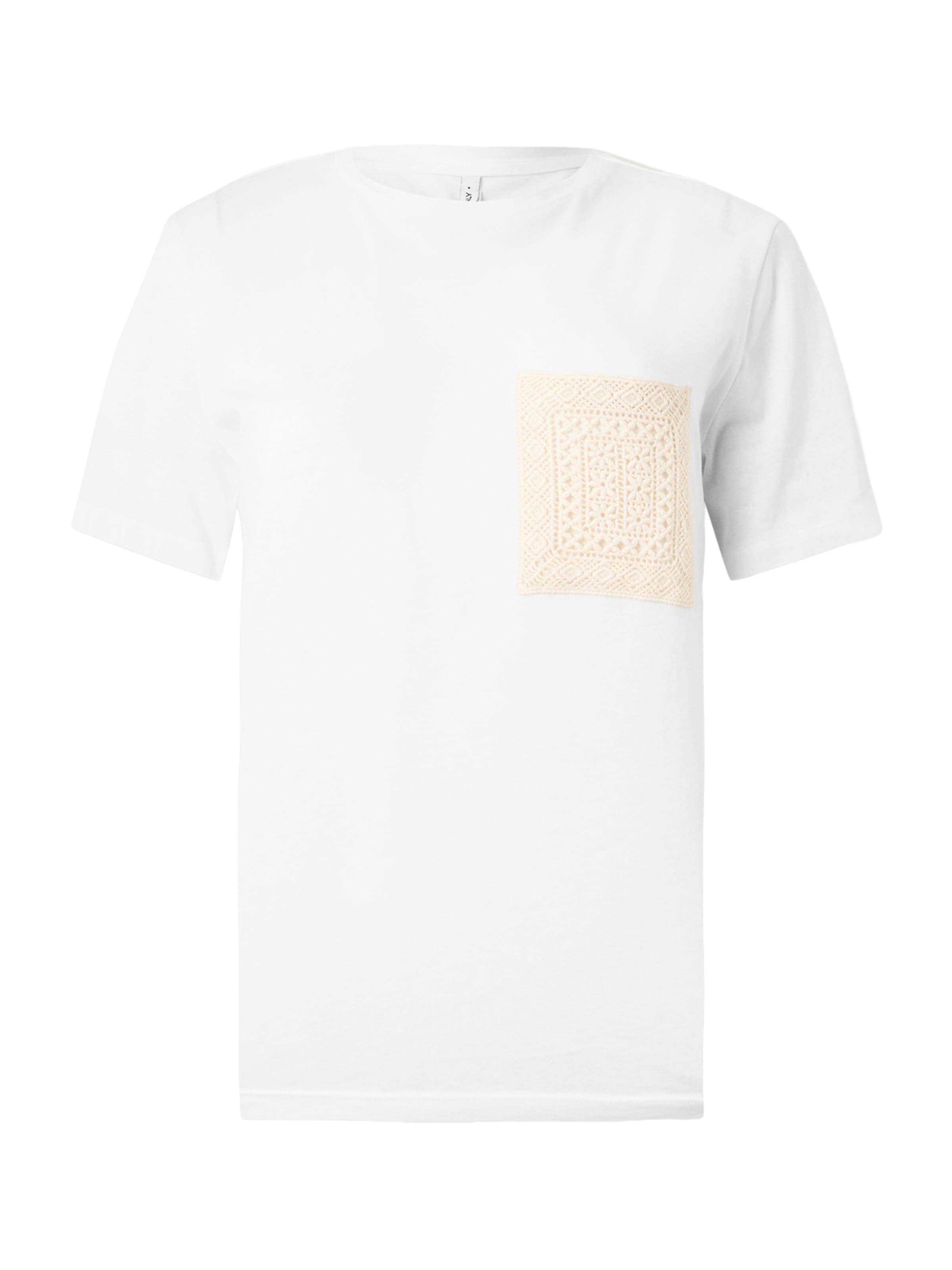 ONLY Тениска в бяло: отпред