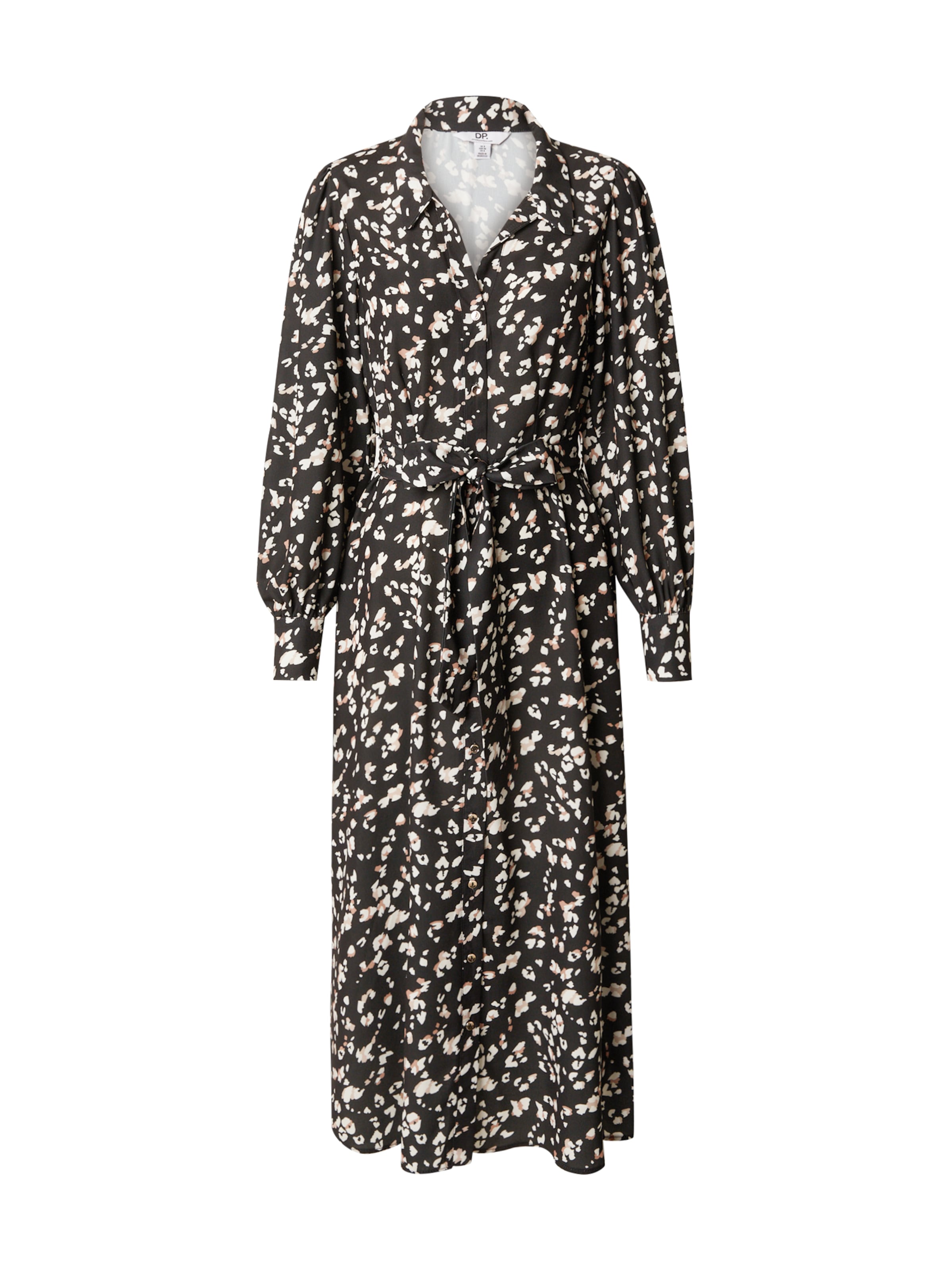 Dorothy Perkins Dolga srajca | kamela / ecru / črna barva, Prikaz izdelka