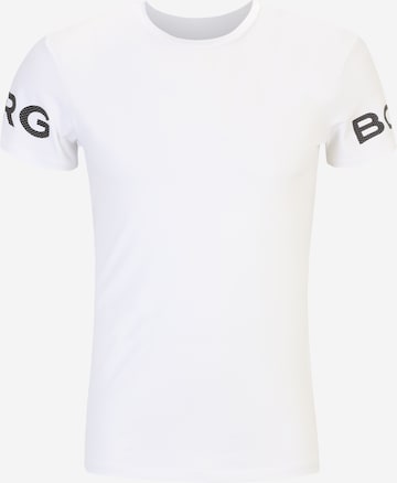 BJÖRN BORG Performance Shirt in White: front