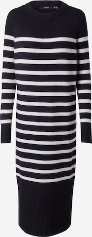 VERO MODA Strikkjole 'PLAZA' i sort: forside