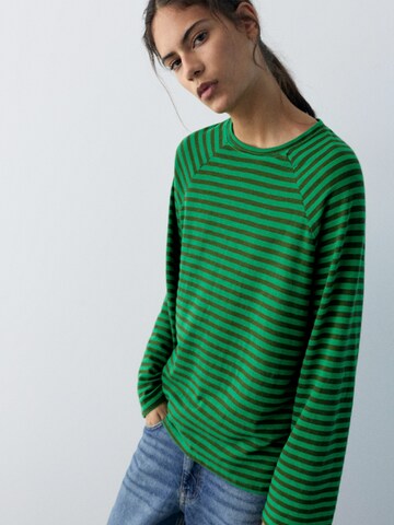 Pull&Bear Tričko - Zelená