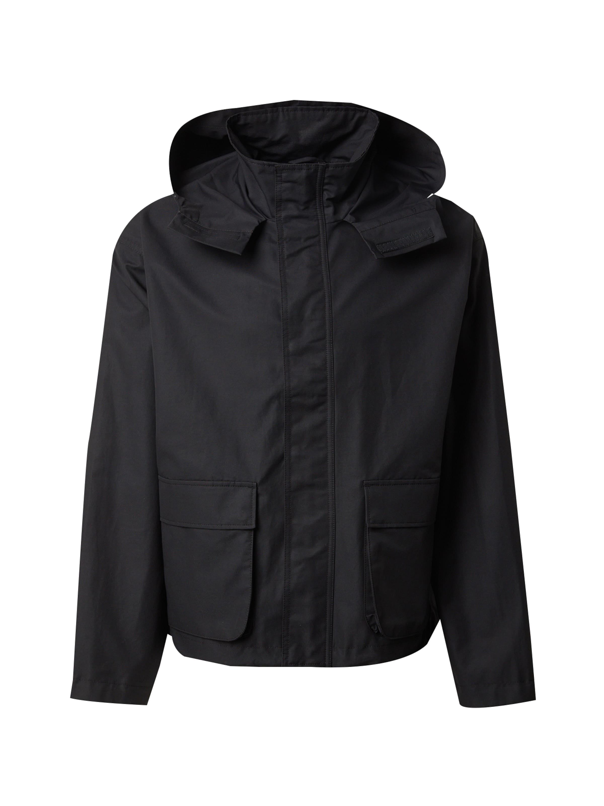 WEEKDAY Overgangsjakke i sort: forside